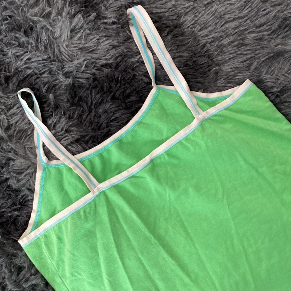 “Glam Chick” Green sleepwear tank top - Picture 13 of 17